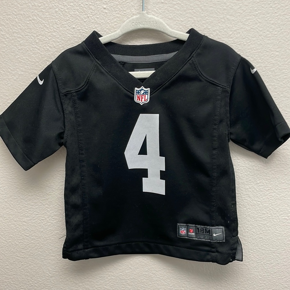 Authentic Derek Carr Raiders Jersey | Toddler 18 months